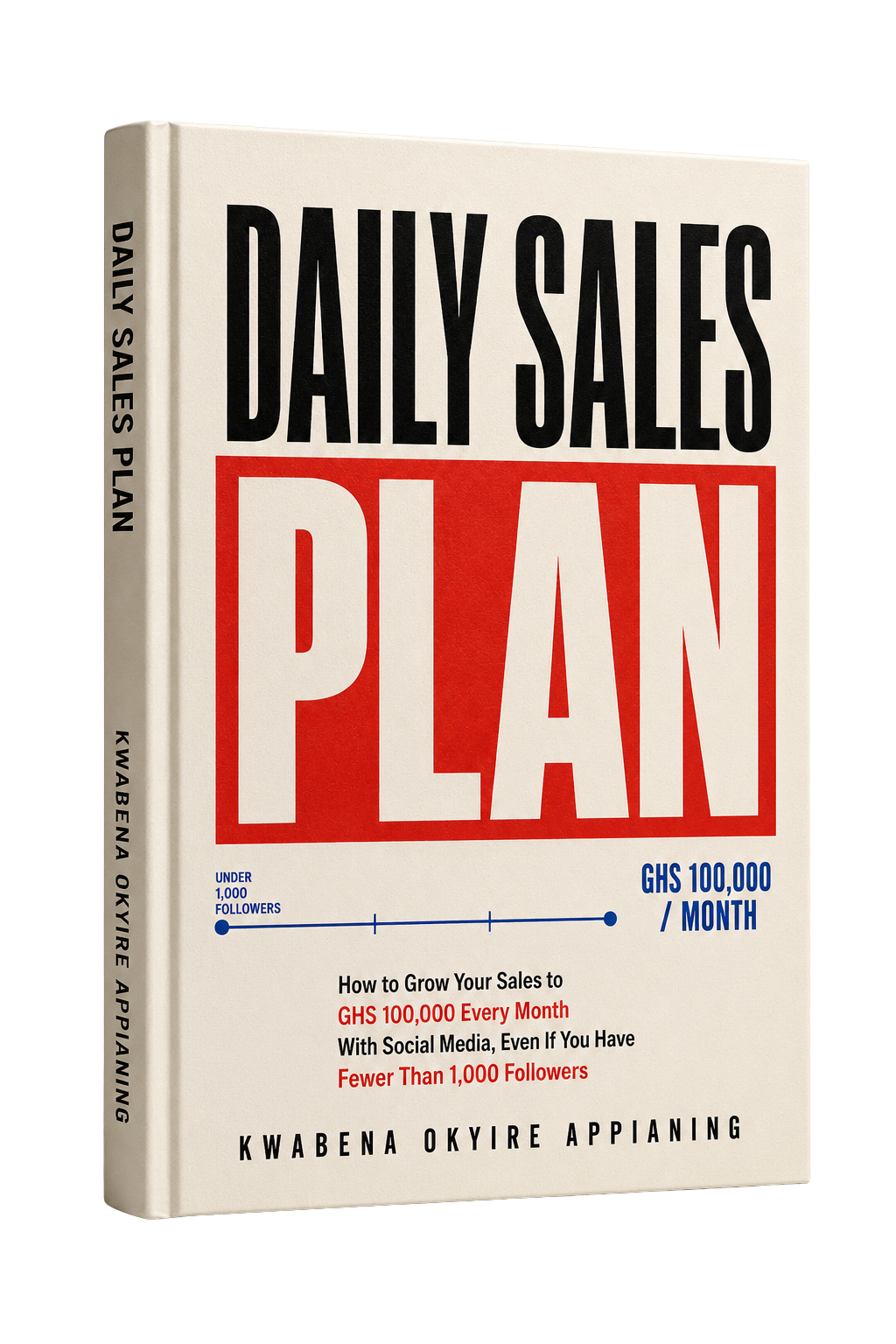 Daily Sales Plan guide book mockup by Kwabena Okyire Appianing